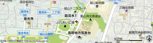 長野市　城山公園管理事務所周辺の地図