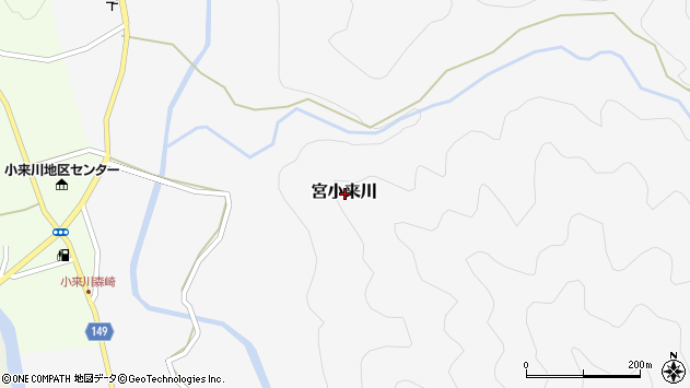 〒321-1352 栃木県日光市宮小来川の地図