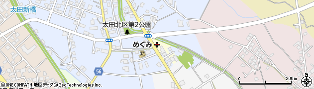 富山県富山市太田周辺の地図