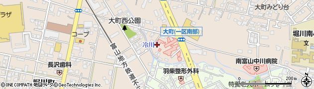 富山石油株式会社グループ直売部周辺の地図