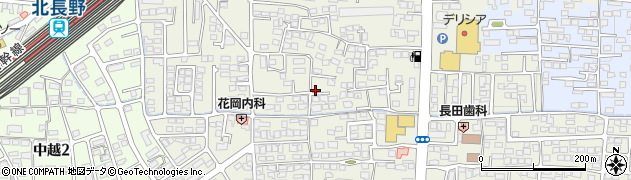 長野県長野市吉田周辺の地図