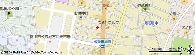 富山県富山市掛尾町周辺の地図