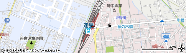 速星駅周辺の地図