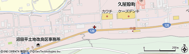 有限会社横坂製麺　沼田店周辺の地図