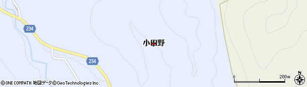 茨城県常陸大宮市小田野周辺の地図