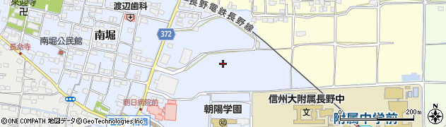 長野県長野市南堀周辺の地図