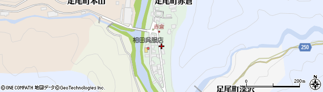 栃木県日光市足尾町赤倉6周辺の地図