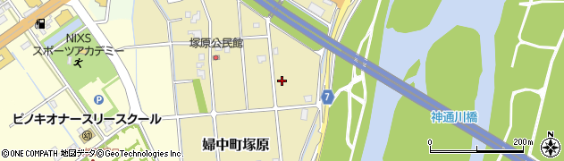 塚原1号公園周辺の地図