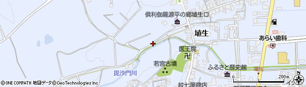 富山県小矢部市埴生周辺の地図