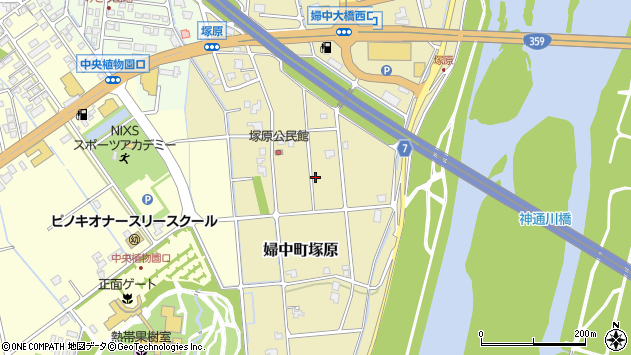 〒939-2712 富山県富山市婦中町塚原の地図