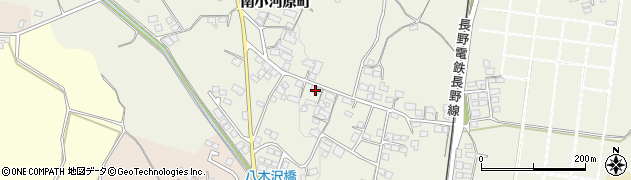 長野県須坂市南小河原町587周辺の地図