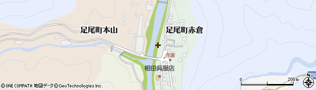 栃木県日光市足尾町赤倉7周辺の地図
