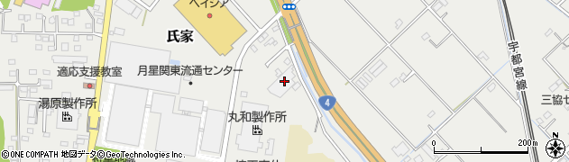 栃木県さくら市氏家1110周辺の地図