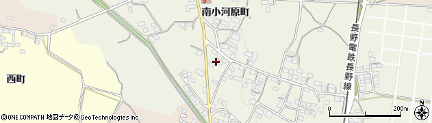 長野県須坂市南小河原町603周辺の地図