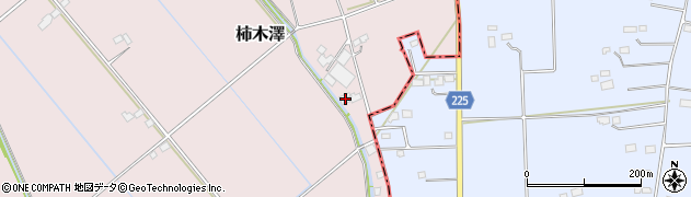 栃木県さくら市柿木澤5-4周辺の地図