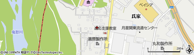 栃木県さくら市氏家1255周辺の地図