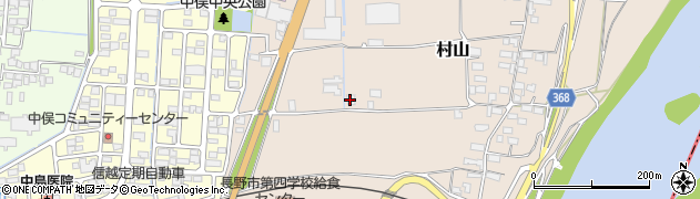 長野県長野市村山437周辺の地図