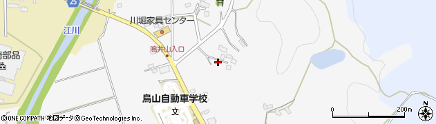 栃木県那須烏山市神長1208周辺の地図