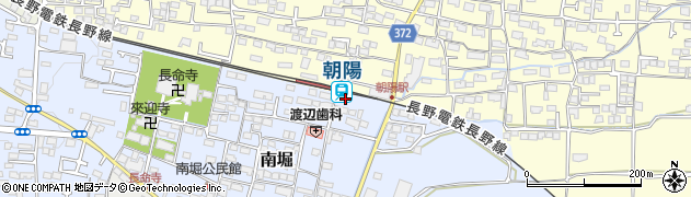 朝陽駅周辺の地図