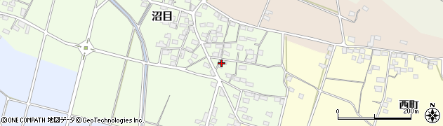 沼目町公会堂周辺の地図