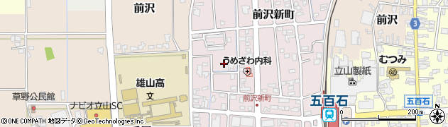 前沢2号公園周辺の地図