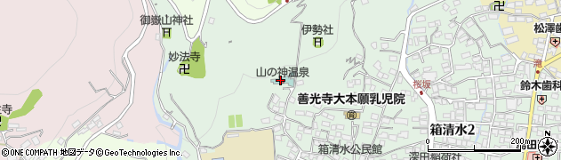 山の神温泉周辺の地図