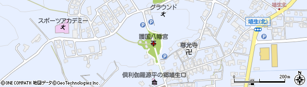 護国八幡宮周辺の地図