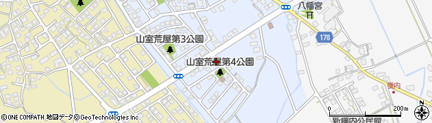 富山県富山市山室荒屋周辺の地図