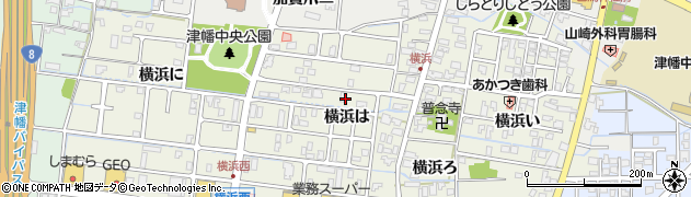 石川県津幡町（河北郡）横浜（は）周辺の地図