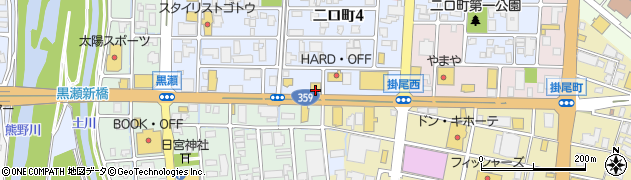 はま寿司富山二口店周辺の地図