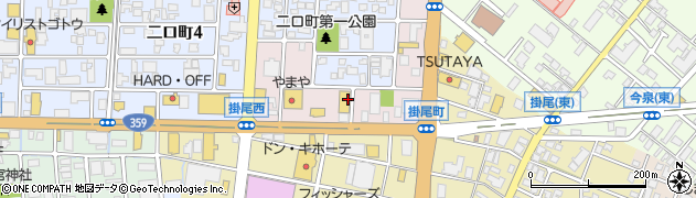 富山県富山市掛尾栄町周辺の地図