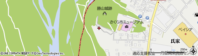 栃木県さくら市氏家1276周辺の地図