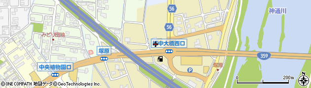 弐萬圓堂　富山婦中店周辺の地図