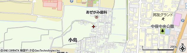 長野県長野市小島725周辺の地図