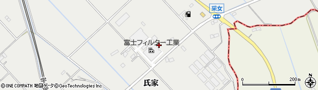 栃木県さくら市氏家227周辺の地図