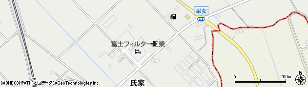 栃木県さくら市氏家204周辺の地図