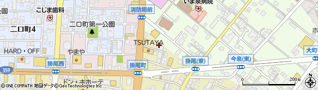 竹勘　本社周辺の地図
