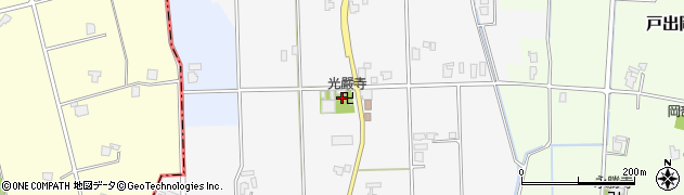 光厳寺周辺の地図