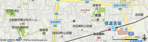 辰巳寿し吉田店周辺の地図