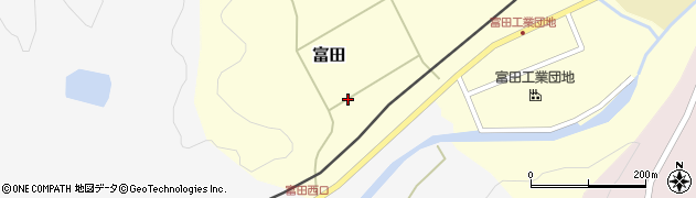 石川県津幡町（河北郡）富田（ト）周辺の地図