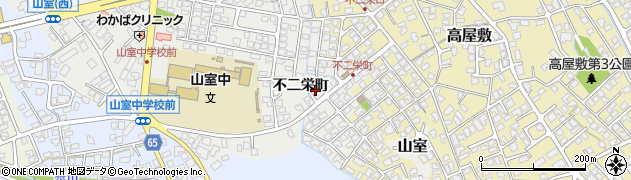 富山県富山市不二栄町周辺の地図