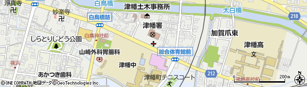 石川県津幡町（河北郡）加賀爪周辺の地図