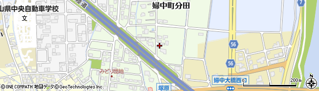 富山県富山市婦中町分田289周辺の地図