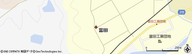 石川県津幡町（河北郡）富田（チ）周辺の地図