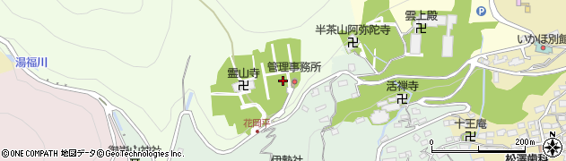 長野市斎場　大峰周辺の地図