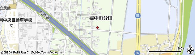 富山県富山市婦中町分田284周辺の地図