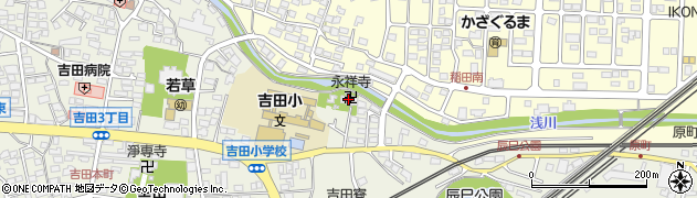 永祥寺周辺の地図