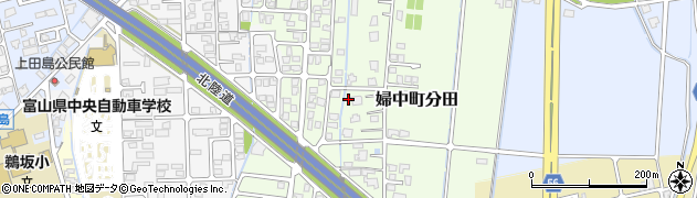 富山県富山市婦中町分田215周辺の地図