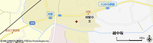 石川県津幡町（河北郡）刈安（イ）周辺の地図