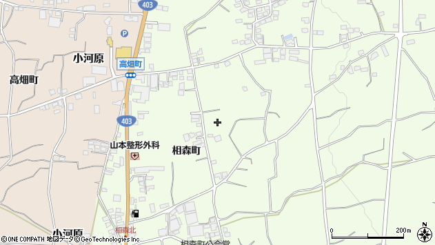 〒382-0017 長野県須坂市相森町の地図